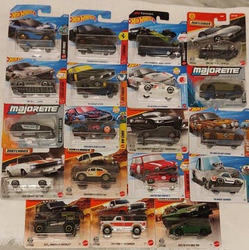 Hot Wheels, Matchbox, Majorette 1:64 - Modelauto (19) - Hot, Nieuw
