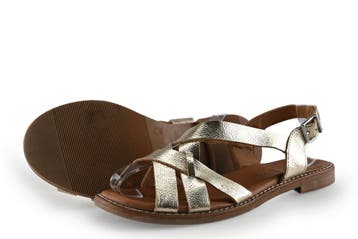 Oh My Sandals Sandalen in maat 37 Zilver, Kleding | Dames, Schoenen, Overige kleuren, Verzenden, Sandalen of Muiltjes, Zo goed als nieuw