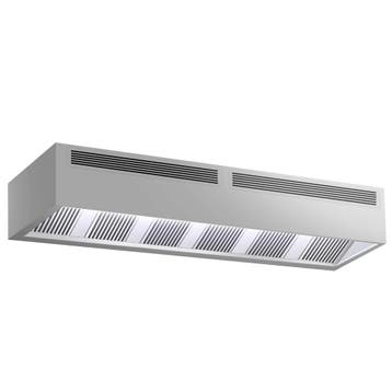 GGM Gastro | Afzuigkap doosmodel - B3600mm - zonder motor -, Onderbouw afzuigkap, Verzenden, Nieuw, Inbouw