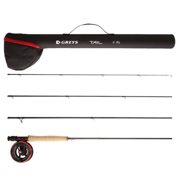 Greys Tail Combo Vliegvishengel Set 10ft (7wt), Watersport en Boten, Hengelsport | Algemeen, Nieuw, Verzenden