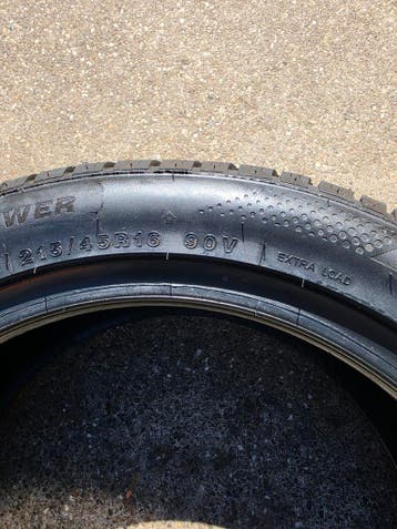 215/45r16 90V All seasons 2 stuks nieuw!, Ophalen, 215 mm, 16 inch, Nieuw