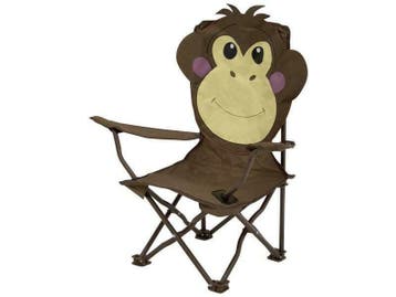 Eurotrail Kindervouwstoel Ardeche Animal Staal Monkey, Nieuw