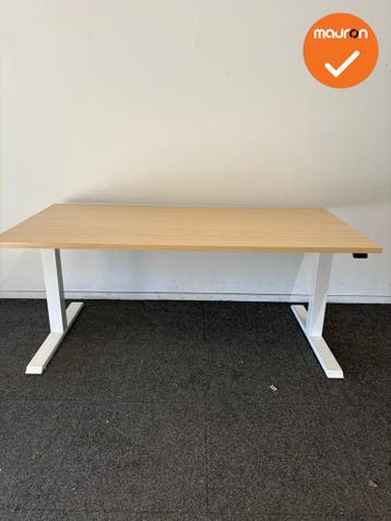 Actiforce SLS 200 - zit-sta bureau - wit onderstel - 160x80, Werkplek, Ophalen of Verzenden, Gebruikt, Bureau