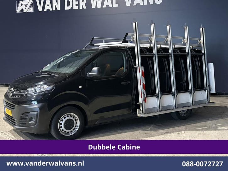 Opel Vivaro | 2.0 CDTI 123pk L3H1 Glasresteel Dubbele cabine, Auto's, Bestelauto's, Dealer onderhouden, Te koop, Handgeschakeld