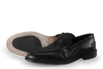 Manfield Loafers in maat 42 Zwart, Loafers, Manfield, Verzenden, Zwart