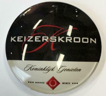 Occasion - Ronde taplens Keizerskroon, Verzenden