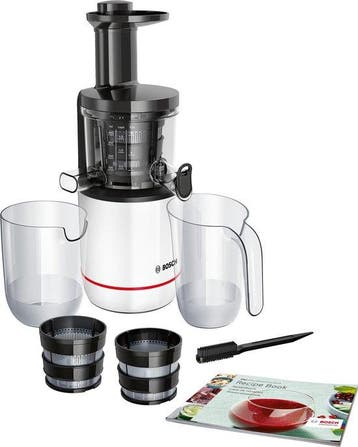 Bosch MESM500W VitaExctract - Slowjuicer - Zwart Wit, Verzenden, Nieuw