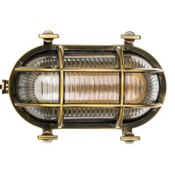 Bailey Scheepslamp Ahoi E27 Alu Brons Ovaal IP64, Ophalen of Verzenden, Nieuw