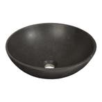 Brauer Molten Waskom - Rond - 42 cm - Natuursteen Basalt -, Ophalen of Verzenden, Nieuw