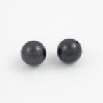 3x  Miracle kraal antraciet 16mm gat: 2mm (Miracle Beads), Ophalen of Verzenden, Nieuw, Kraal