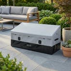 Tuin opbergbox Alanno 52/75x155x64 cm grijs en zwart 560L ca, Verzenden, Nieuw