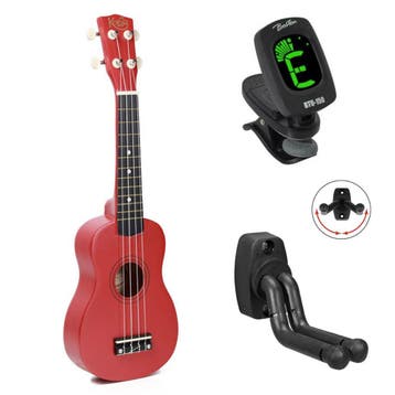 Korala UKS-15 bundel sopraan ukulele, Ophalen of Verzenden, Nieuw