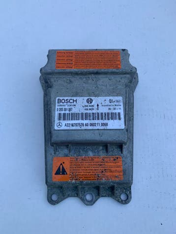 S600L airbag module stuurapparaat SRS A2218707526 0285001897, Gebruikt, Mercedes-Benz