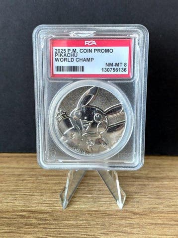 Pokémon Graded card - 2025 World Championship - Promo Gold, Nieuw