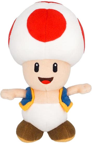 Super Mario - Red Toad Knuffel (20cm) | Together Plus -, Verzenden, Nieuw