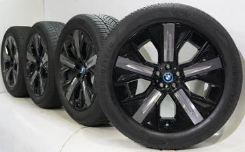 BMW iX i20 1010 21 inch velgen Goodyear Winterbanden Origine, Auto-onderdelen, Banden en Velgen, Gebruikt, Velg(en), 21 inch, Winterbanden
