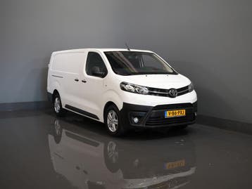Toyota ProAce Worker 2.0 125 pk L3 Adapt.Cruise/ 2x Schuifde, Gebruikt, Leder en Stof, Wit, Toyota