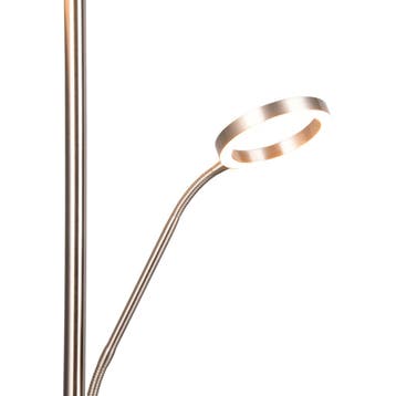 Vloerlamp - Dimbaar - 1-lichts - Chroom, 100 tot 150 cm, Nieuw, Overige fittingen, Ophalen of Verzenden