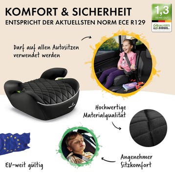 WALSER Premium stoelverhoging auto kinderen, kwaliteitswinna, Verzenden, Zo goed als nieuw