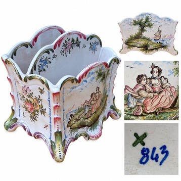 Documenthouder - Veelkleurige faience