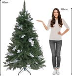 2dekans | PristinePine Volle Kunstkerstboom met sneeuw 180cm, Ophalen of Verzenden, Zo goed als nieuw