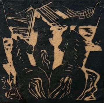 Emma Schlangenhausen (1882-1947) - Pferde, Antiek en Kunst