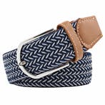 Fako Fashion - Elastische Riem - Canvas - Gevlochten - 105cm, Verzenden, Nieuw