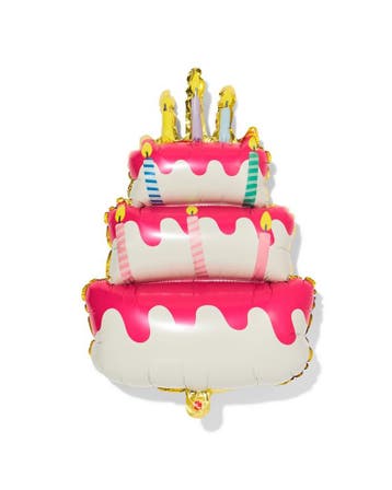 HEMA Folieballon 55cm taart, Verzenden, Nieuw