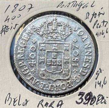 Portugal. D. João Príncipe Regente (1799-1816). Cruzado Novo