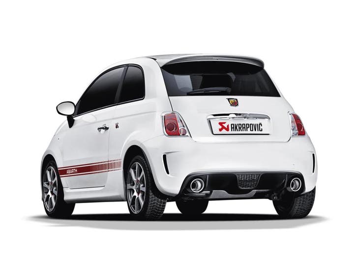 Akrapovic Abarth 500/500C 2008 - 2017 - Slip-On Line (SS), Auto-onderdelen, Uitlaatsystemen, Nieuw, Verzenden