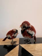 Steiff - Speelgoed Twee wolminiaturen ‘Woll-Vogel’ -