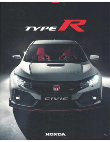 2018 HONDA CIVIC TYPE R BROCHURE NEDERLANDS, Nieuw, Honda, Author