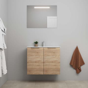 On-Line Badkamermeubelset - 80 cm - Bouwpakket - 2 Deuren, Ophalen of Verzenden, Nieuw