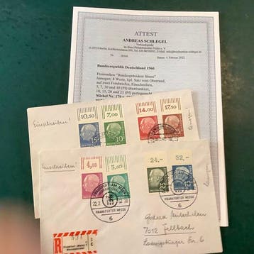 Duitsland, Bondsrepubliek 1960 - Heuse Lumogen : volledige, Gestempeld