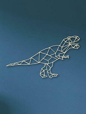Geometrische Dinosaurus / Dieren, Huis en Inrichting, Ophalen of Verzenden, Nieuw