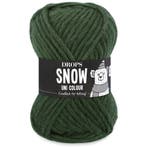 DROPS Snow Uni Colour - 97 donker klimop - Wol Garen, Ophalen of Verzenden, Nieuw
