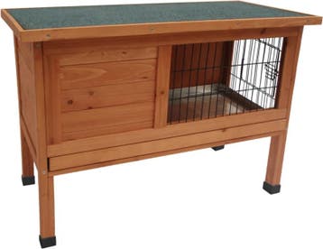 Konijnenhok Flamingo Bunny Classic Bruin – Compact Houten., Verzenden, Nieuw, Overige typen