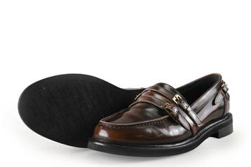 Stefano Lauran Loafers in maat 39 Bruin, Kleding | Dames, Schoenen, Bruin, Verzenden, Overige typen, Zo goed als nieuw