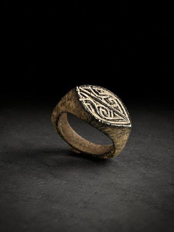 Islamitisch Brons Ring - 10e tot 13e eeuw na Christus