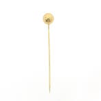 Gouden reversspeld/dasspeld; volleybal (Broche), Ophalen of Verzenden, Gebruikt, Overige kleuren, Goud