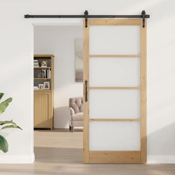 vidaXL Binnendeur ORKDAL Bruin 93 x 211 cm, Doe-het-zelf en Verbouw, Deuren en Horren, Verzenden, Nieuw