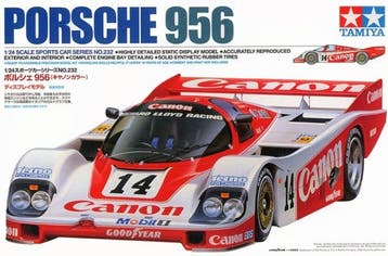 Tamiya 1:24 - Modelbouwdoos - Porsche 956 Canon #14 - Le, Hobby en Vrije tijd, Nieuw