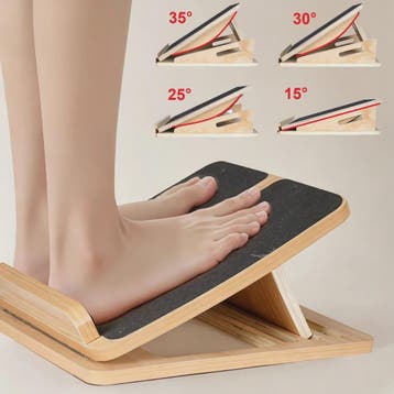 Verstelbare Houten Incline Board & Balansbord - Fitness, Yog, Sport en Fitness, Fitnessapparatuur, Verzenden, Nieuw