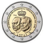 Luxemburg 2 Euro Grand-Duc Jean 2014, Postzegels en Munten, Munten | Europa | Euromunten, Verzenden