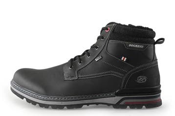 Dockers By Gerli Veterboots in maat 50 Zwart, Kleding | Heren, Verzenden, Dockers By Gerli, Zwart, Boots