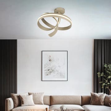 LED Plafondlamp - Cinque Cisenna - 1 Lichtpunt van 46 Watt -, Ophalen of Verzenden, Nieuw, Metaal, Overige fittingen