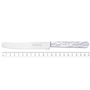 RÖR Solingen RÖR Solingen Tafelmes 11 cm Parelmoerkleurig., Ophalen of Verzenden, Nieuw, Rvs of Chroom, Bestekset