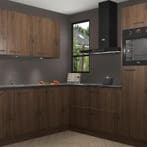 Noten keuken Johannesburg 104647, Huis en Inrichting, Keuken | Complete keukens, Verzenden, Nieuw
