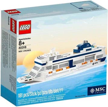 LEGO MSC Cruises Meravilgia - 40318 (Nieuw), Verzenden, Nieuw