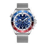 LIMITED EDITION SPORTS TIMER AUTOMATIC-silver — Zeer goed, Nieuw